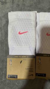 (1 Pair) PINK CHECK Logo UNICORN Basketball Socks LIMITED EDITION High Cut Premium Quality