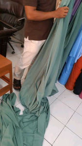 kain wolfis GRADE A 1 METER / kain polos halus lembut jatuh cocok untuk baju dan hijab kualitas bagus tebal murah