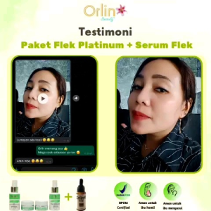 Paket Flek Platinum Orlin Beauty + Serum Anti Aging