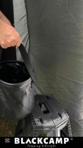 Shinetrip Round Folding Bucket 10L 20L Black Khaki Camping Portable Water Storage