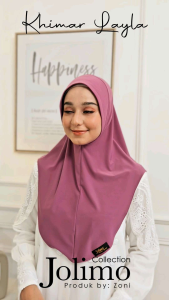𝐀𝐦𝐦𝐚𝐫 𝐂𝐨𝐥𝐥𝐞𝐜𝐭𝐢𝐨𝐧|| Hijab Layla Oval Mini / Kerudung Instan Simple / Kerudung Jersey /Jilbab Sport Soft Pet Anti tembem