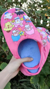 🧑🎄รองเท้าสลิปเท้าสลิปเปอร์สีชมพูน่ารัก😍เกรดA พื้นหนานุ่ม💕ขนาดใหญ่ฟรีไซด์ถึงเบอร์ 40💕