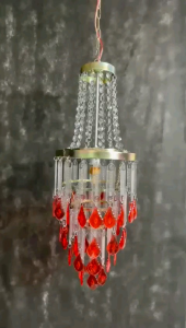 MK10in Lampu Hias Gantung Kristal Akrilik Lampu Hias Gantung Plafond Langit Langit Dekorasi Ruangan Tenda Pelaminan