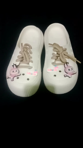 New Sandal Sepatu Perempuan Terbaru Sandal Labubu Karet Tebal Kekinian Karet Fashion