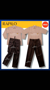 Setelan Seragam Pramuka Baju Celana PDH PDL SMP SMA SMK Guru Pembina Penggalang Penegak Bahan Rapilo