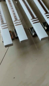 1 set handel pintu rumah tarikan pintu gagang pintu rumah motif grafir stainless stell 45 cm