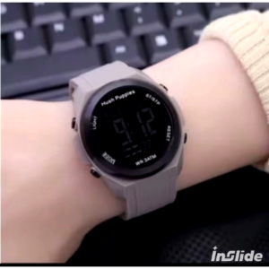 BAYAR DITEMPAT / Jam Tangan LED Wanita Sport Tahan Air / Jam Tangan Hush Puppies Rubber Warna Keren