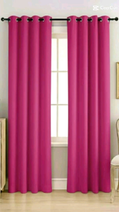 KATRINA CLOTH MAKAPAL Ring Curtain Groomet 6ft/7Ft Curtain