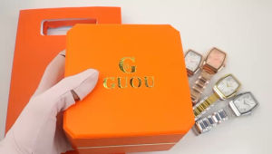 (( NEW STOK )) Jam Tangan Business Wanita Guou Oryginal Rantai Include Box + Kartu + Paperbag