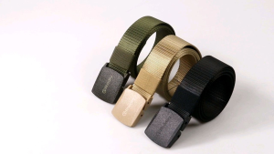 TERMURAH!! Gesper / Sabuk Pria / Tali Ikat Pinggang Pria Anti Xray Plastik IP02 Automatic Buckle Keren Gesper Plastik Berkualitas