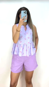 TRENDING CALIXTA TERNO SHORT AND TOP FOR LADIES BY WANIE