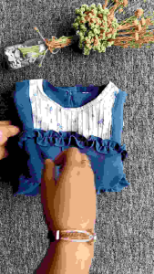 Setelan Anak Perempuan Terbaru 1-7 Tahun Bahan Crinkle Ratu Mix Crinkle Airflow/Outfit Baju Anak Terbaru Usia 1-7 Tahun