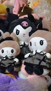 Gấu bông Kuromi Melody Doll Dễ thương Gối lớn sang trọng Đồ chơi Quà tặng sinh nhật cho trẻ em