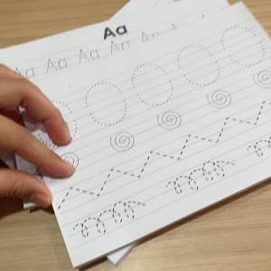 TRACING PAD FOR KIDS 50 sheets Alphabets Numbers lines and shapes