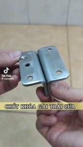 Chốt khoá cửa bằng thép không rỉ chắc chắn tiện lợi