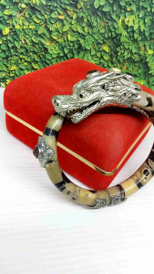 Gelang akar Bahar batu Grinsing variasi alpaka