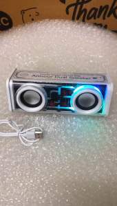 ลำโพงบลูทูธพร้อมส่ง สไตล์ใหม่ ลำโพงซับวูฟเฟอร์บลูทูธไร้สาย TWS สเตอริโอ Cyberpunk รุ่น SP-V8 เสียงดี เบสแน่น