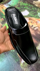 Sepatu Selop Pria Sepatu Sandal pria Sepatu Sepatu Bustong Pria Big Size Kulit Sintetis Premium.