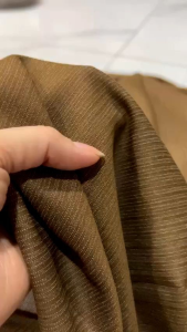 vải may quần tây vest ( nam) màu nâu dày mịn co dãn chất cotton đẹp sang giá 1m_( khổ 1m5)