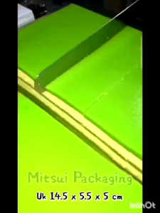 Tray Mika Panjang Cocok untuk Mochi & Slice Cake Uk 145 x 55 x 5 cm ~ 10 PCS