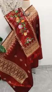 Selendang Basulam Songket Silungkang: Bahan & Ukuran