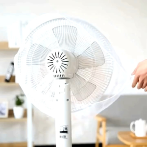 ตาข่ายคลุมพัดลม ที่ครอบพัดลม ลายการ์ตูนน่ารัก ป้องกันเด็กเอานิ้วแหย่พัดลม มีที่รูด ใช้งานง่าย ลมออกแรงเหมือนเดิม ถอดซักได้ สำหรับพัดลม ขนาด 16-20 นิ้ว