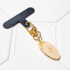 Wooden Cross Spiritual Charm Keychain Adjustable