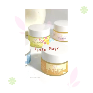 Masker Tidur BYBDKA 15gr & 50gr: Masker Saffron Honey, Olive Oil, dan Coconut Oil
