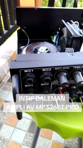 Sunbuck Ori Bluetooth EQ Amplifier Karaoke FM 2000W garansi 1thn - AV-MP326BT