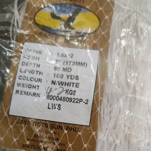 Jaring Milinium & Jaring Pintal: 7inci 12ply 60md 100yds Tate