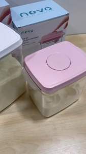 Nova RT เครื่องกล่องการเก็บนมผง กระปุกใส่นมผง กล่องอเนกประสงค์ อาหาร ขนม มีกระทู้ปาดนม