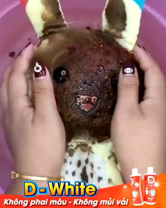 Nước Tẩy Trắng Quần Áo D.WHITE 500ml - Tẩy Mốc Quần Áo Ố Vàng Không Phai Màu Vải