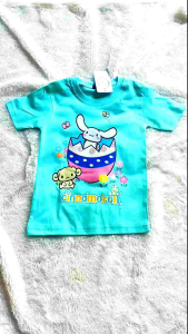 Baju Atasan Kaos Cinnamoroll Anak Usia 1-10 Tahun