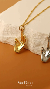 Vachana - Jnana Mudra Necklace (Gold Vermeil)