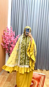DK Collection Bali: Fashion Muslim Mukena Mahirra Free Tas Rayon oleh DST Collection