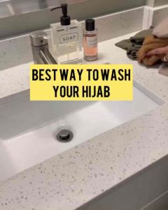 Hijab Wash Sabun tudung