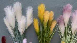 Lau bụi 5 bông( hoa giả)