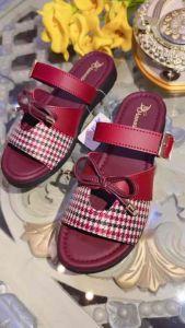 Sendal Selop Wedges Kekinian Korean Style HZ7 untuk Wanita Kombinasi - Shoes Karet Cewek