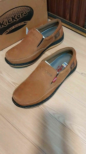 SEPATU PRIA KULIT SAPI CASUAL SLIP ON