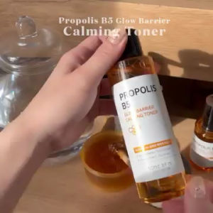 Propolis B5 Glow Barrier Calming Starter Kit by Some By Mi - Oil to Foam Toner Serum Cream