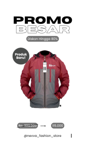 Jaket Outdoor nevva premium - 4 saku fungsional | pria & wanita
