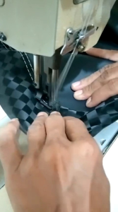 kulit jok motor motif Lis catur cantik