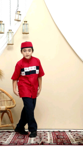 Koko Anak Lengan Pendek Zaidan by Fattaya