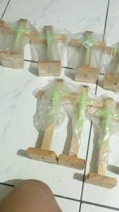Wooden Luminous Catholic Stand 8 1/2 and 10 1/2 inches Jesus Christ Religious Belief Home Decoration