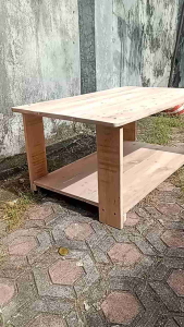 Meja ruang tamu meja laptop realpick dari kayu keras elegan Lebar 50cm