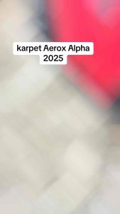 Bosw Floor Step Boardrest Karpet Motor Yamaha AEROX ALPHA TURBO Bordes - Premium