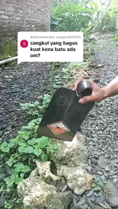 cangkul buaya mas original bahan dari baja rel kereta api
