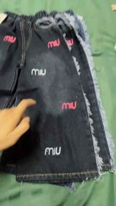 S-2 ยีนส์ขายาวเด็กผู้หญิง 3-7 ขวบ กางเกงยีนส์ขากว้าง เอวยืดใส่สบายพร้อมส่ง