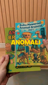 Buku Mewarnai Anak Lucu & Unik | Anomali Brainrot Vol.1 | 20 Halaman Kreatif & Anti Mainstream tung tung sahur