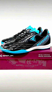 Braja-sepatu futsal Anak Braja Maverick Stylish In Black Tosca